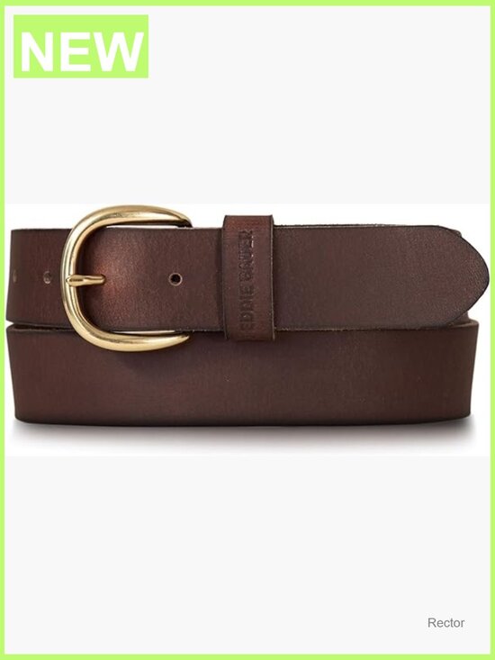 Genuine Leather Belt with Durable Metal Buckle - Adjustable main image 5